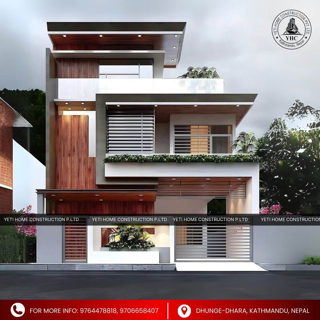 Modern Wood Slat Design